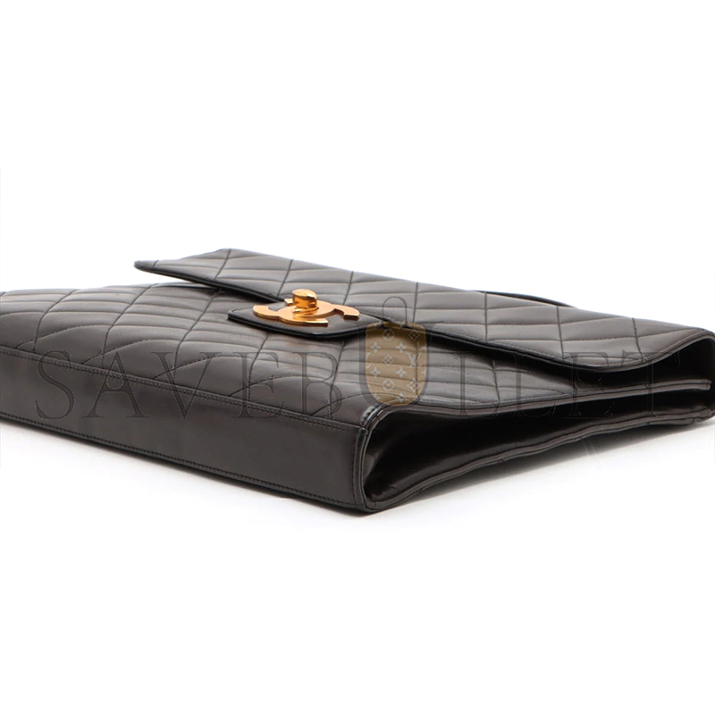 Ch*el lambskin matelasse briefcase 149208 (36.5*26.5*4cm)